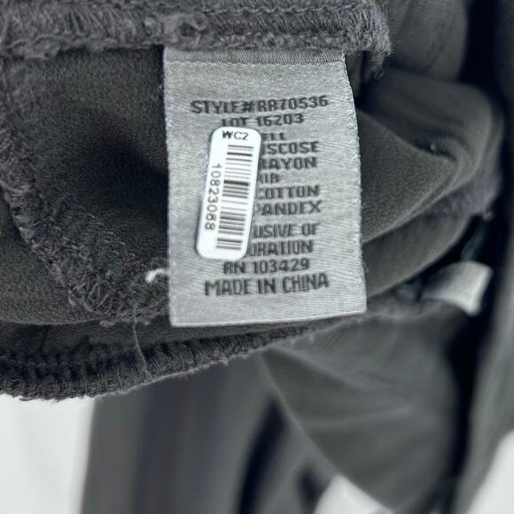 Marrakech Anthropologie Liam Silky High Rise Jogger Pants Charcoal Gray Women XS - Picture 7 of 11